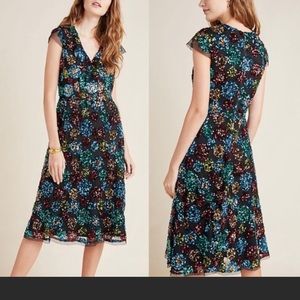 Anthropologie Sequin Midi Dress